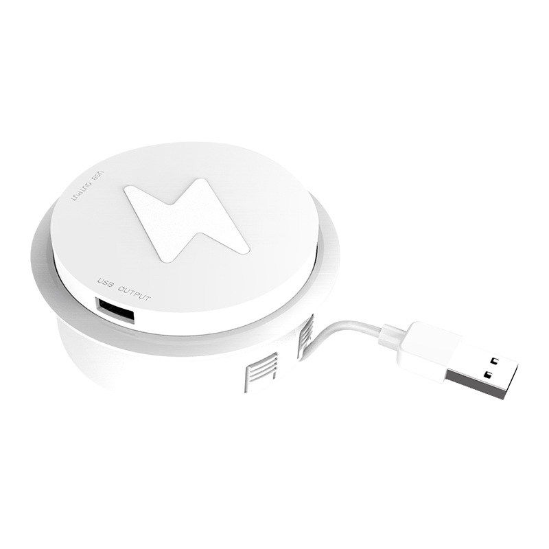 20W Qi Fast Wireless Charger Built in Desktop Embedded Wireless Phone Charger For iPhone Samsung Huawei Bedside table Furniture_voghion.com