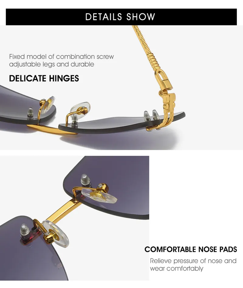 Latest men women metal sunglasses model fashion eyewear 2053 02812 318616 anti-ultraviolet lens eye protection Outdoor_voghion.com