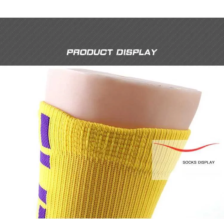 Men's 5Pairs Professional Cotton Basketball Elite Thick Sports Compression Durable Skateboard Towel Bottom Socks_voghion.com