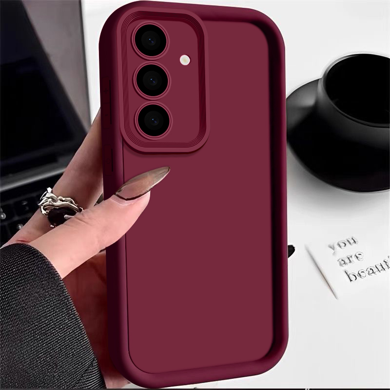 Phone Case For Samsung Galaxy Soft Silicone Candy Colour Cover_voghion.com