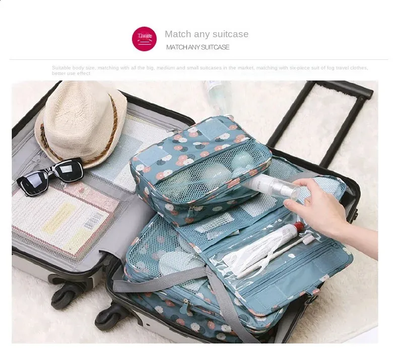High Quality Women Makeup Bags Travel Cosmetic Toiletries Organizer Waterproof Storage Neceser Hanging Bathroom Wash Bag_voghion.com