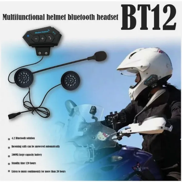 Cuffie Bluetooth 5.4 per casco da moto, auricolari vivavoce con microfono, per la guida_voghion.com