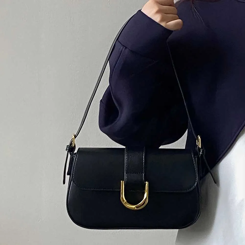 Vintage damevesker skinnende patentskinn aftenclutch med klaff rød crossbody-veske 2024C241104_voghion.com