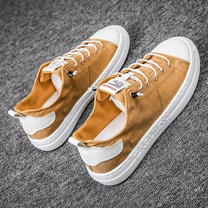 Fashion New Men Casual Hard-Wearing Mens Shoes Breathable Outdoor Sewing Sports Man Canvas Spring and Autumn Male_voghion.com