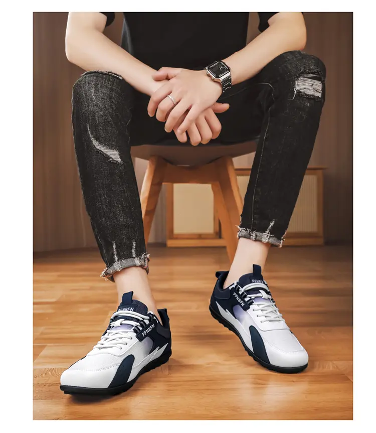 Nouvelles chaussures décontractées en maille pour hommes, pointures 39-44_voghion.com