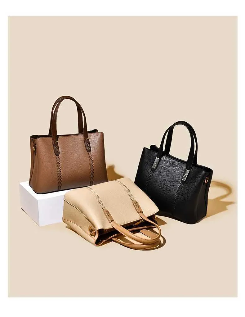 Geantă de mână pentru femei, model solid brodat, ghiozdane, genți crossbody, capacitate mare, rucsac de navetă pentru femei, C241212_voghion.com