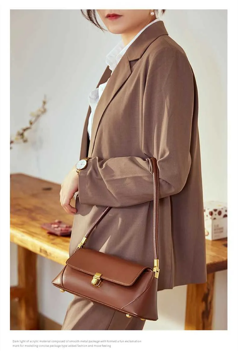 Toptrends Rindsleder Echtes Leder Unterarm Schulter Taschen Für Frauen 2024 Trend Designer Weibliche Tote Damen Handtaschen Und_voghion.com