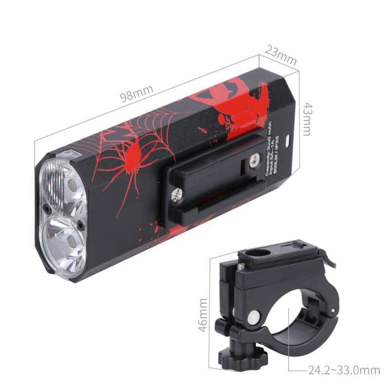 New Bicycle Mountain Riding Lights, Intelligent Light Sensing USB Charging, Mini Headlights, Flashlight_voghion.com