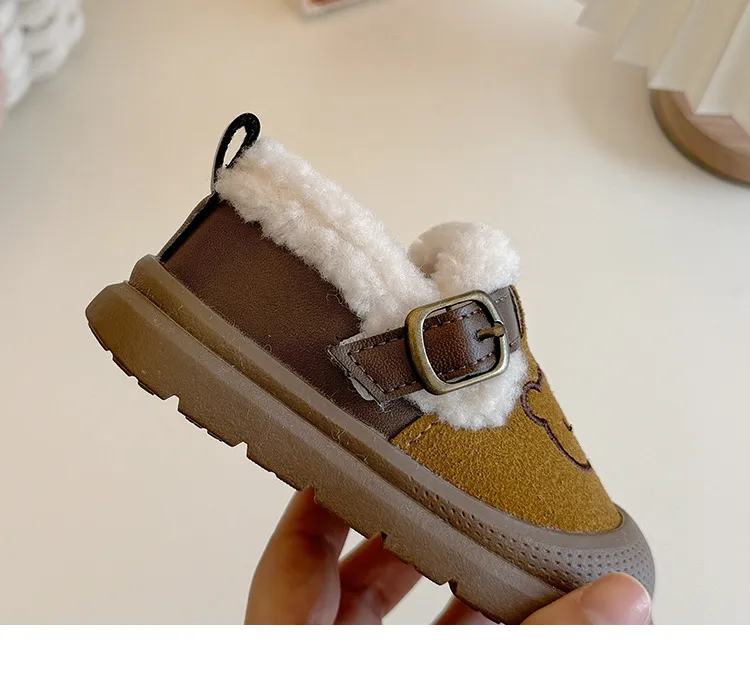 Baskets antidérapantes d'hiver pour tout-petits chaussures_voghion.com