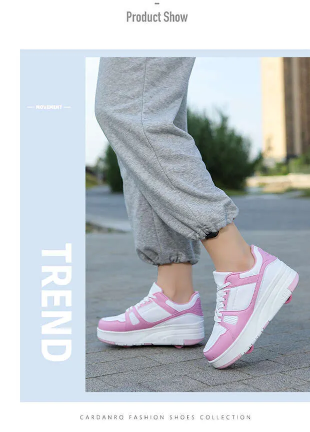 Čevlji za rolerje za otroke, jeseni, otroška moda, priložnostne športne igrače, darilo, igre, fantje, 4 kolesa, superge za dekleta, škornji_voghion.com