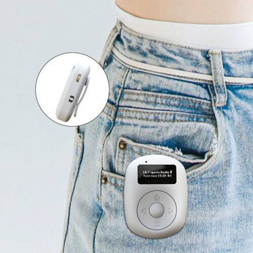 Mini Portable Pocket DAB/DAB+/FM Digital Radio OLED Rechargeable with Earphones_voghion.com