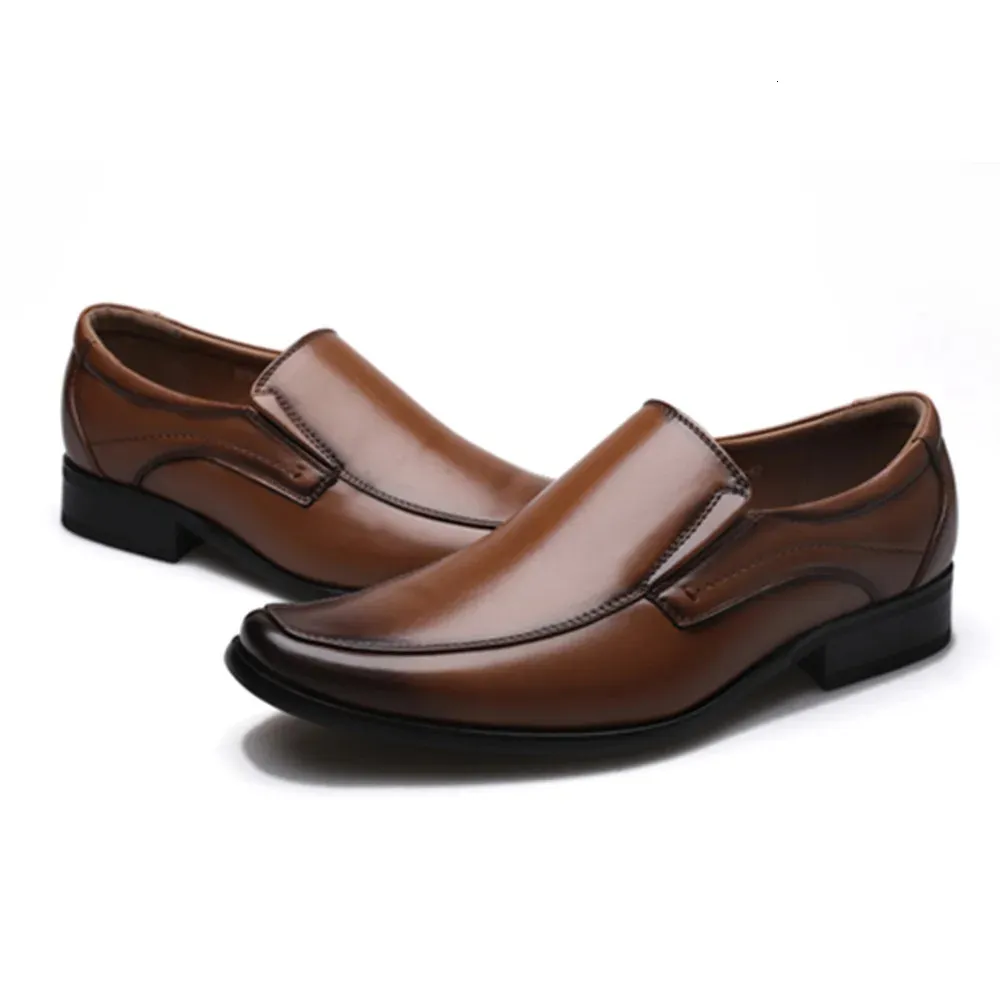 Vestidos clássicos de couro para negócios, elegantes e formais, sapatos Oxford para casamento e escritório, masculinos 240930_voghion.com