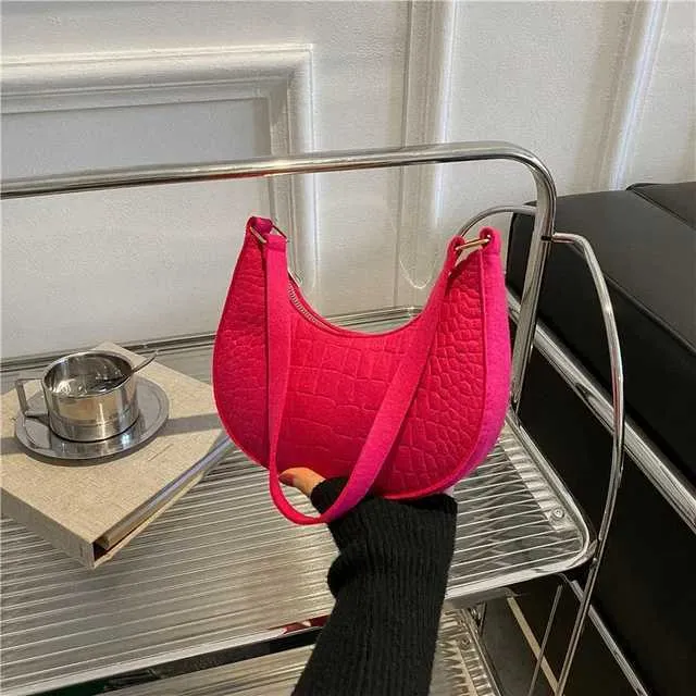 Mini torbica čez ramo, modna majhna, enobarvna, priložnostna, zelena, vroča, ženska, usnjena, Y241123_voghion.com