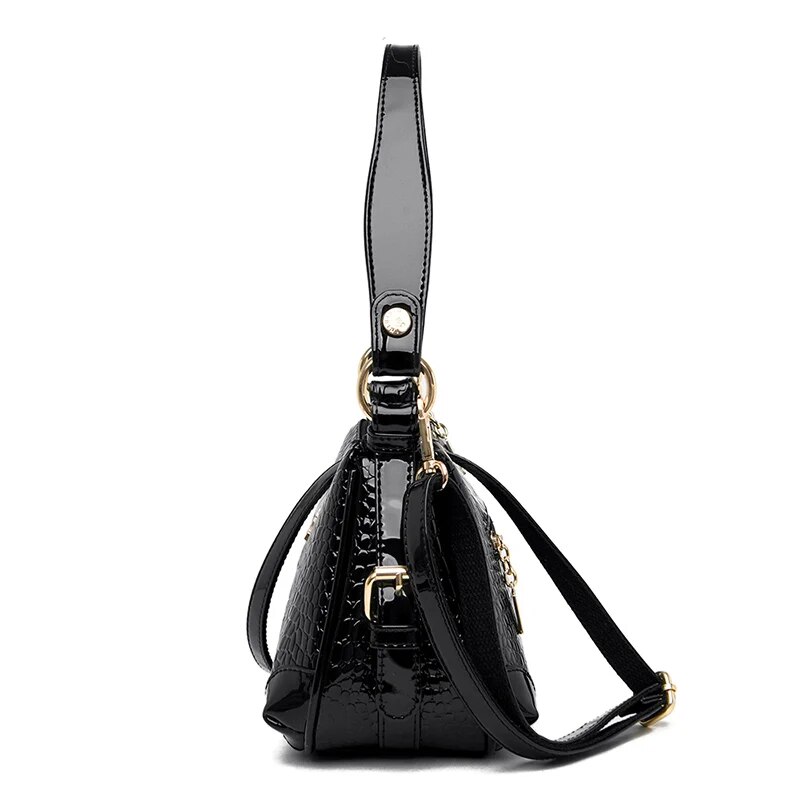 Designer Pu Leather Crossbody Bags For Women 2024 Shoulder Messenger Bag Lady Travel Handbags And Purse_voghion.com