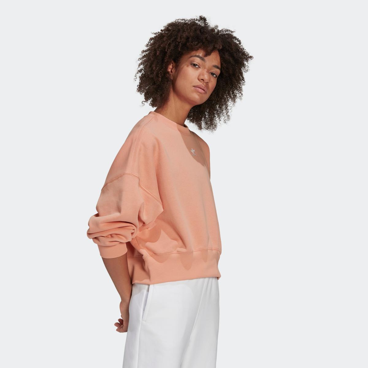 Sweat à capuche Adidasclover pour femme, automne et hiver, nouveaux vêtements de sport à la mode et tendance, pull décontracté à col rond confortable et ample