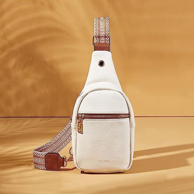 Unisex Outdoor Tragbare Kleine Schulter Leder Messenger Taille Pu Brust Tasche_voghion.com