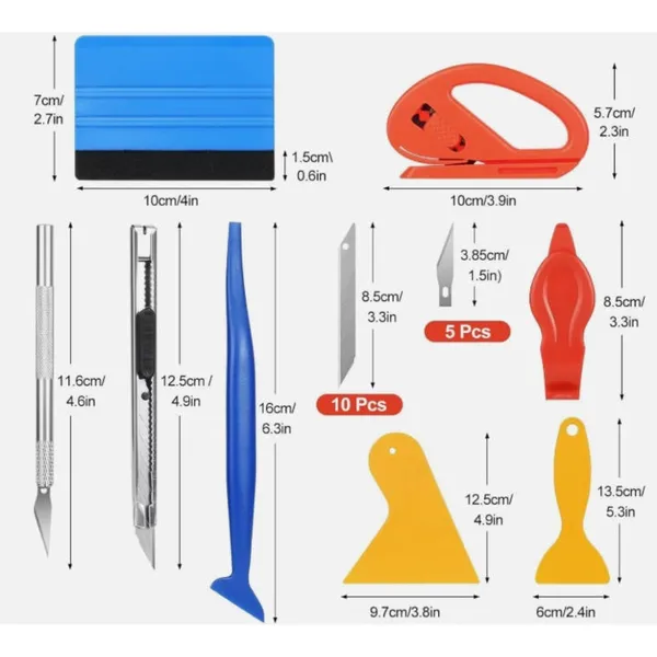 Kit d'outils pour film automobile pose de teintage et covering_voghion.com
