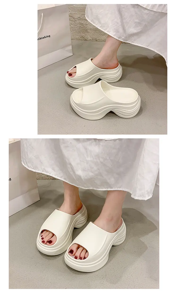 Women's Thick Soled Eva Slippers Lightweight Flat Sandals_voghion.com