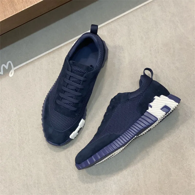 til mænd kvinder træningssko udendørs grøn sort afslappet designersneakers løbe dame herre flade joggingsko med æske_voghion.com