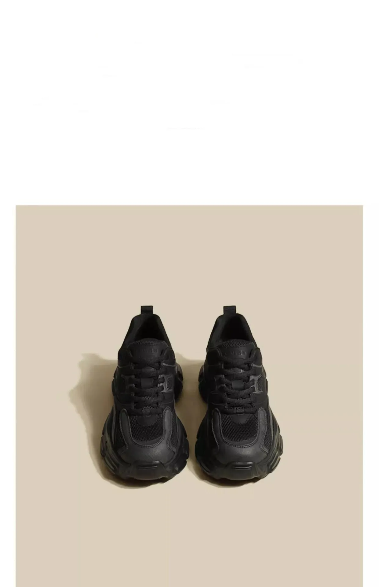 Dad's for women 2024 new spring and summer thin style breathable mesh thick sole height increasing shoes sports_voghion.com