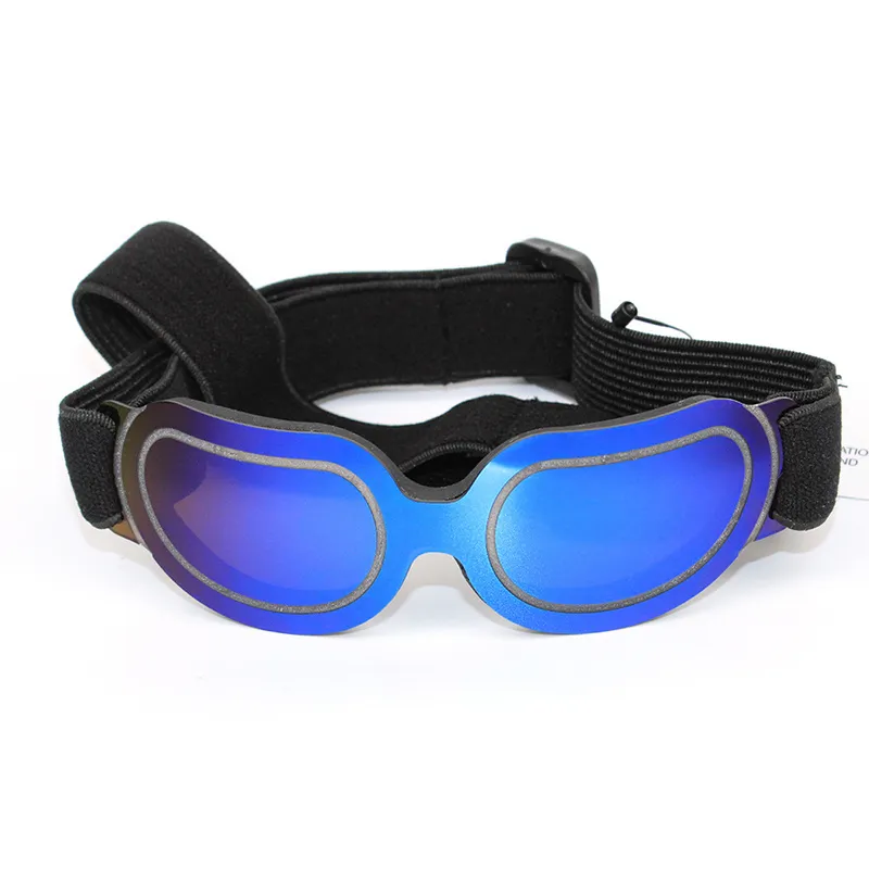 Lunettes de soleil tendance pour petits chiens, coupe-vent, anti-poussière, avec bande réglable pour protection UV_voghion.com