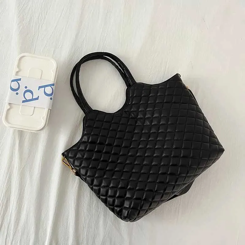 New Fashionable High Quality Dia Checked Womens Handbag Designer Shoulder Bag Large Capacity Diagonal Straddle_voghion.com