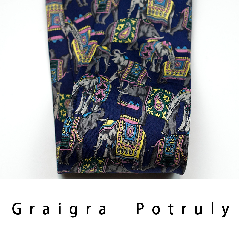 Men's Ties & Handkerchiefs replacement burgundy second-hand coffee color imported quality mulberry silk printed silk paisley men's tie extra wide_voghion.com