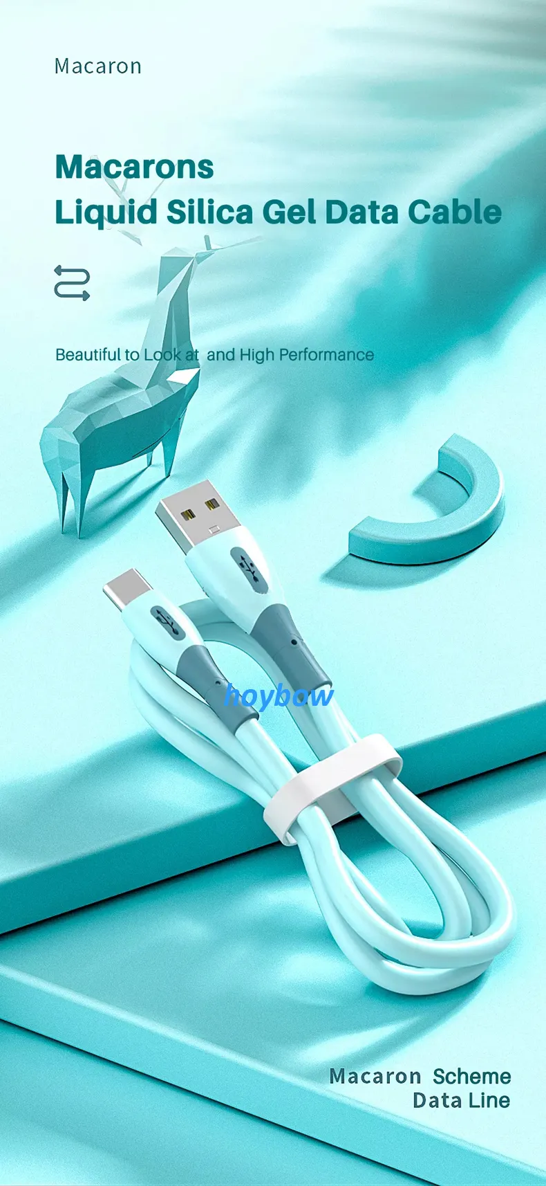 3A Liquid Silicone Super Fast Charge Micro USB Type C For Samsung Huawei Xiaomi One Plus Charging Wire Data Cable_voghion.com