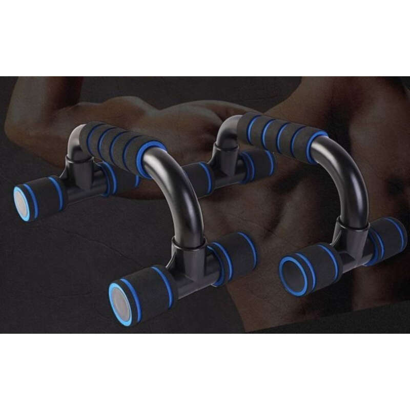 Tabla de entrenamiento en forma de I de material PP, ejercicio para abdominales y pectorales, soporte de presión de palma para flexiones en interiores._voghion.com