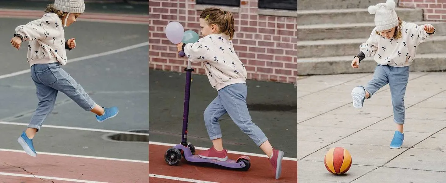 Athletic Outdoor Geeignet für kleine Kinder kleine große Baumwolle Kinder High Heels Jungen und Mädchen Zero Drop Schuhe_voghion.com