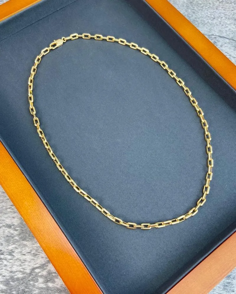 Catene di marca Pure Sterling Sier gioielli per le donne piccola collana con lucchetto carino cerchio festa catena d'oro Steam Punk Hip-_voghion.com