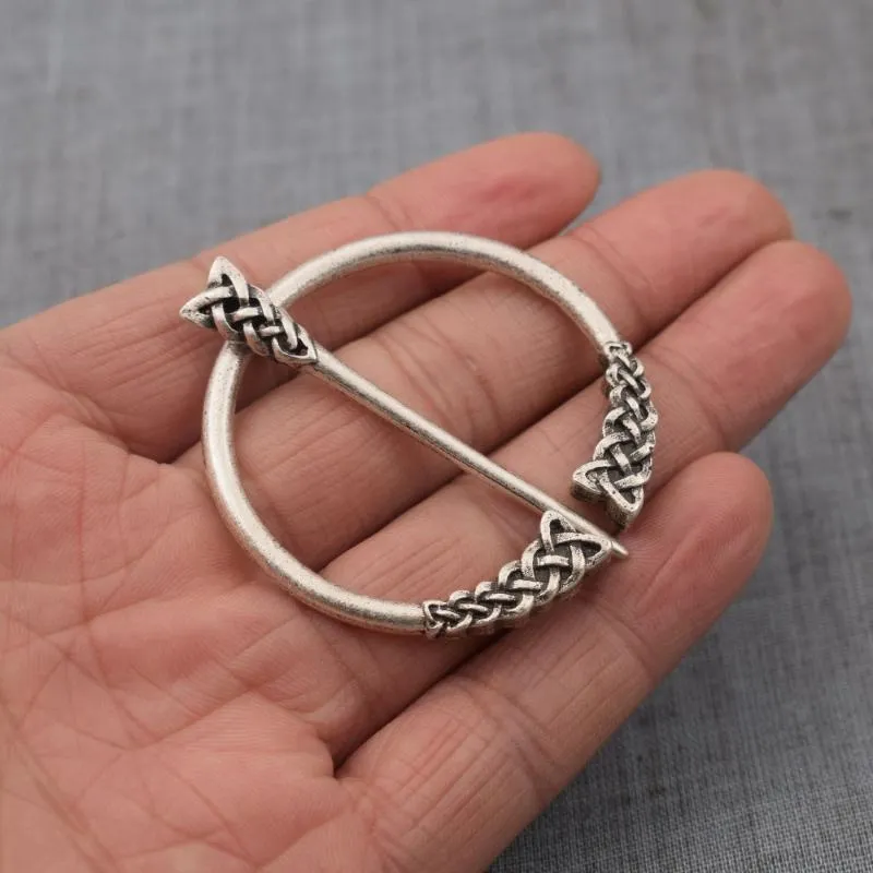 Pins Brooches Traditional Celtic Penannular Brooch Irish Scottish Jewelry Shawl Pin Viking Clasp 15pcs/lots Roya22 gift_voghion.com
