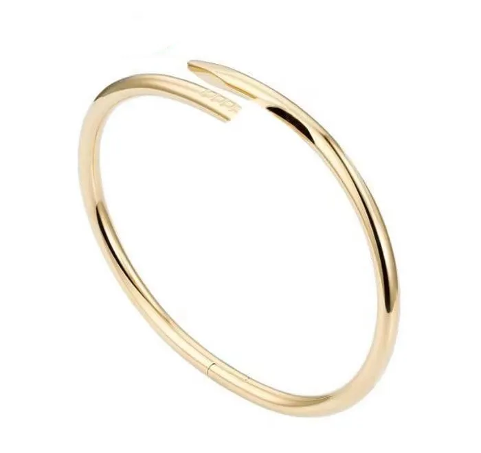 Classic Nail Bracelet Designer Women Fashion Unisex Cuff Bangle Gold Jewelry Gift Mens Bracelets Jewllery CYG2392110-5_voghion.com
