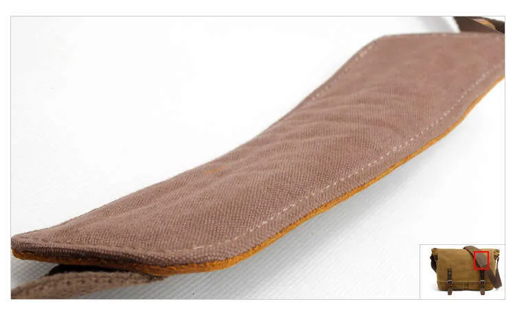 High Quality Male Briefcases Business Messenger Canvas Crazy Horse Leather Travel Crossbody For Men Shoulder Bags_voghion.com