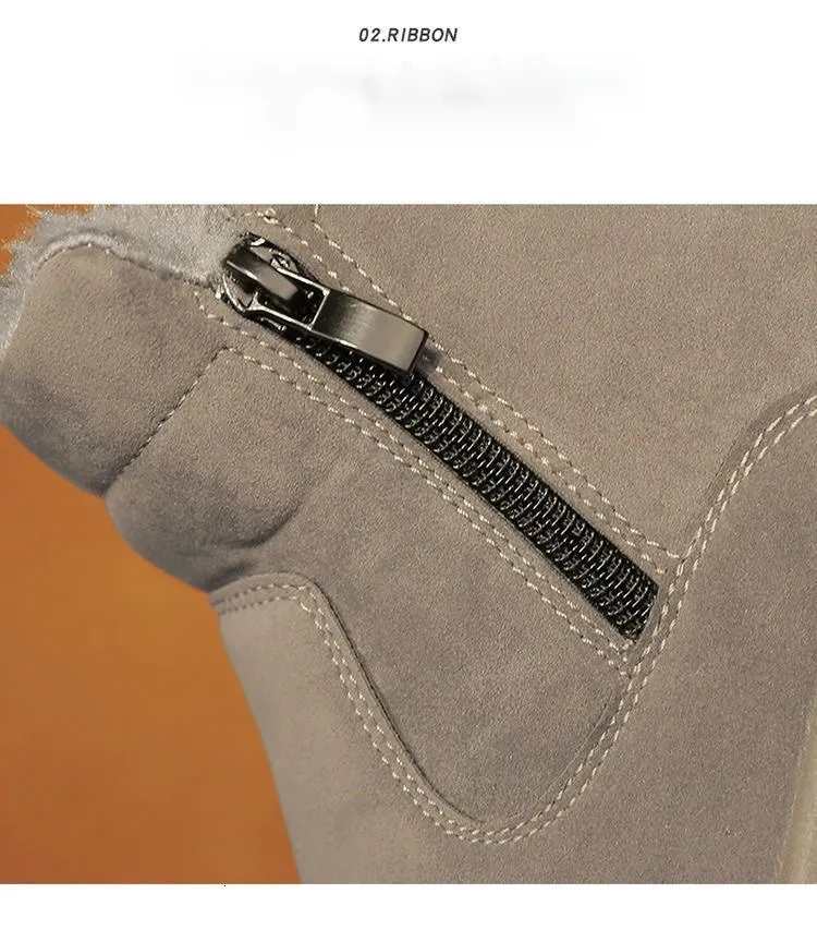 Grenzüberschreitender Großhandel neuer Winter-High-Top-Designer-Herrenschuhe Mode Schnee mit Plüsch dicker seitlicher Reißverschluss kalt_voghion.com