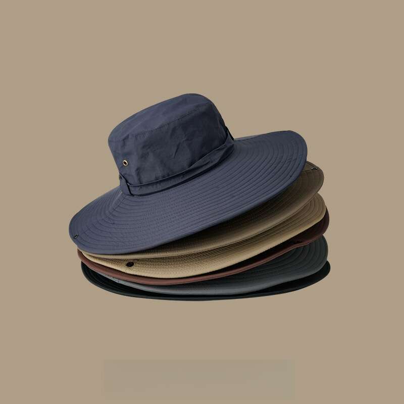 Escursionismo Alpinismo con cappello da pescatore a tesa larga, donna, protezione solare estiva sottile da cowboy occidentale e_voghion.com