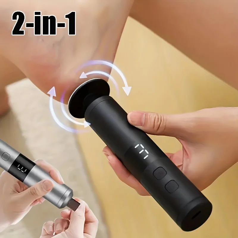Electric Foot File And Nail Grinder Usb Rechargeable Care Device_voghion.com