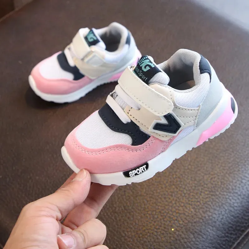 Spring Autumn Breathable Sports Boys and Girls Soft Sole Anti slip Running Baby Boots Childrens Walking Shoes 240627_voghion.com