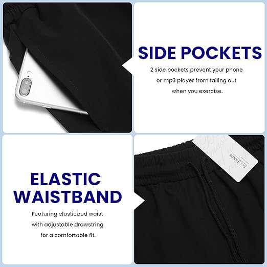 Muscle Fitness Shorts, Men's Mesh Quick Drying Quarter Pants, Summer Running Training Breathable Pants_voghion.com