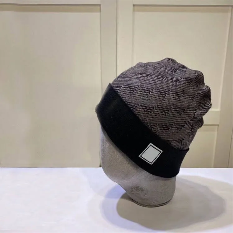 Zimní čepice pro muže, čepice, pletená čepice, lebka, ležérní podzimní venkovní cestování, teplá kostkovaná designová čepice pro ženy_voghion.com