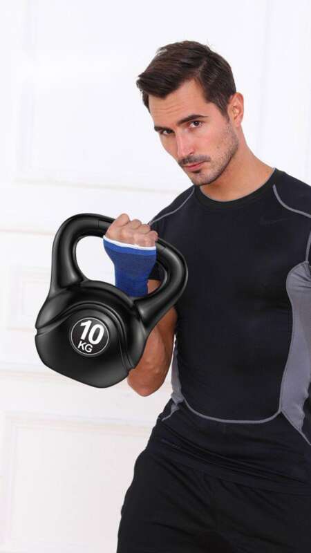 【 18000 Rückkäufe 】 Männer und Frauen Home 2kg-20kg Pot Bell Yoga Squat Hip Training Fitness Hantel Ball_voghion.com