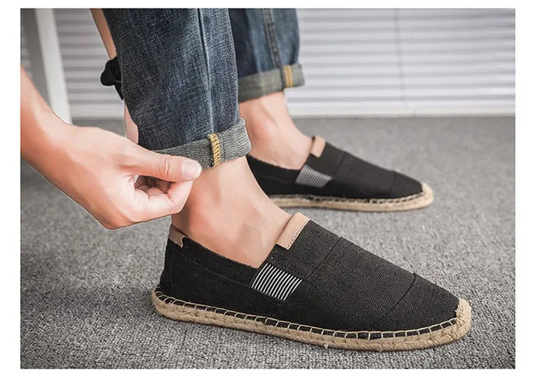 Atmungsaktive Freizeitschuhe aus Segeltuch für Herren im chinesischen Stil, weiche Slip-On-Espadrilles für Herren, Halbschuhe 240611_voghion.com