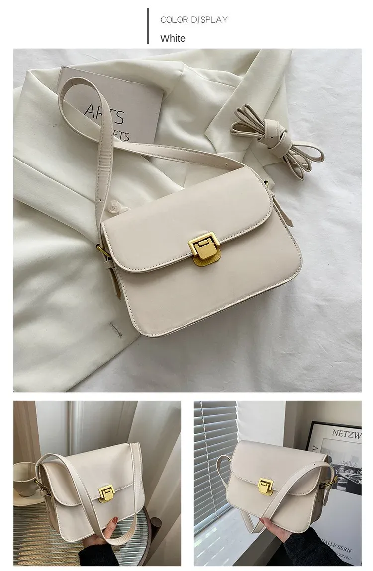 Designer Shoulder Bags Womens 2024 Messenger Bag in Preppy Style - High-Quality Vintage Envelope Briefcase Handbag_voghion.com