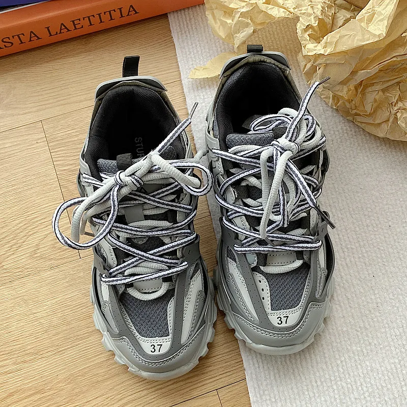Brand Design For Man Fashion New Men's Chunky Sneakers Male Female Dad Trendy Girls Boys Casual Sports Shoes_voghion.com