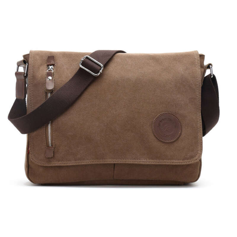 New Canvas Men's Shoulder Satchel Casual Student Bags_voghion.com
