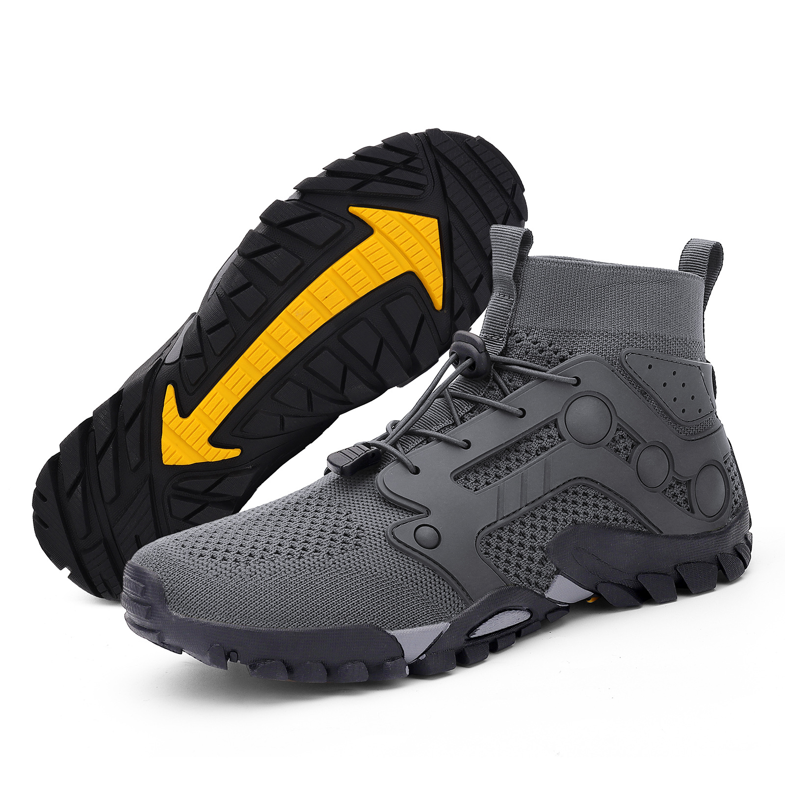 Outdoor and Women's Creek Tracing Men's Lightweight Non slip Mountaineering Hiking Shoes  Breathable Quick Drying_voghion.com