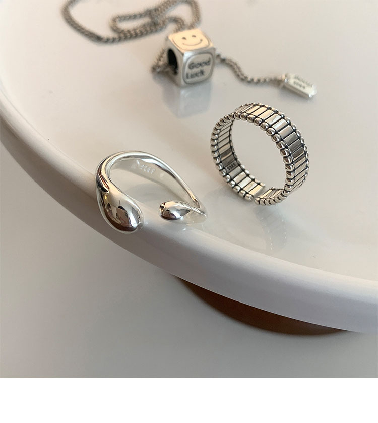 Unique Design Sterling Silver Irregular Geometry 2023 New Fashion Index Finger Ring Personalized_voghion.com