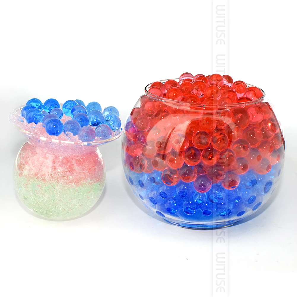 6000pcs Growing In Water Balls Pearl Crystal Soil Grow Beads Hydrogel Gel Jelly Orbiz Toy Orbiz For Flower Plant Home Decorative_voghion.com