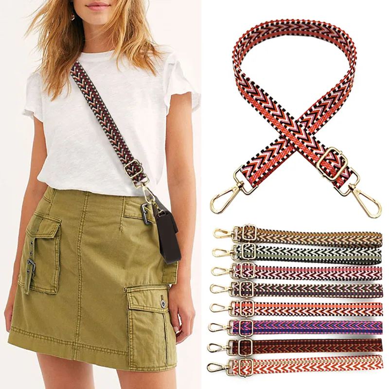 Tracolla a freccia larga 2,5 cm, accessori per borsa di ricambio regolabili e abbinabili_voghion.com