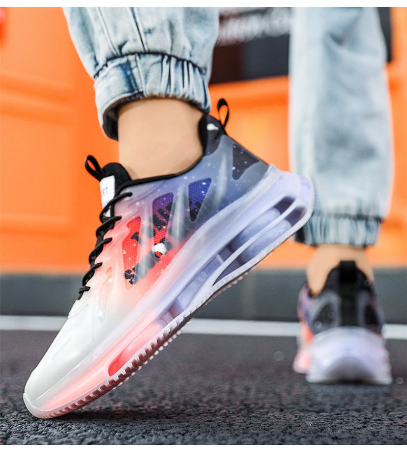 Cushioned Sports Running Shoes For Junior Students And Dads_voghion.com